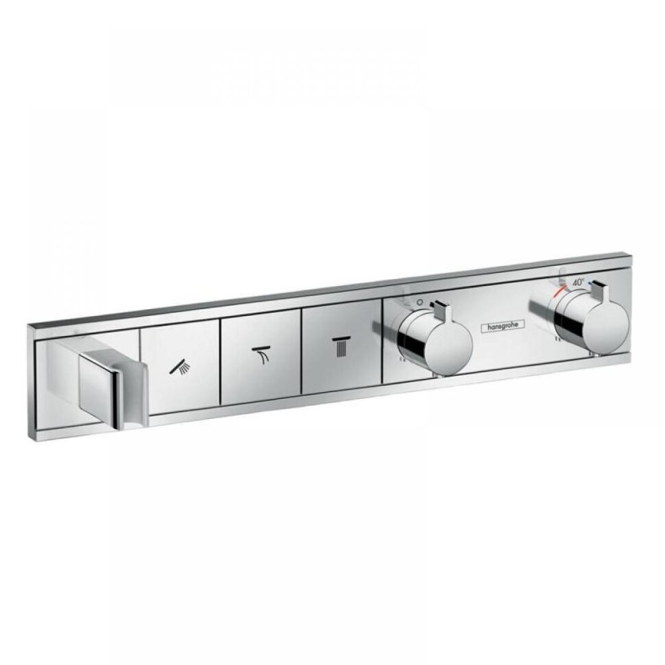смеситель термостатический для душа hansgrohe rainselect 15356000 хром