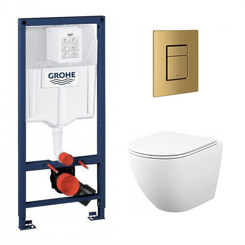 комплект инсталляции grohe rapid sl 38772001 с клавишей смыва 38732gn0 и унитазом teymi t40102
