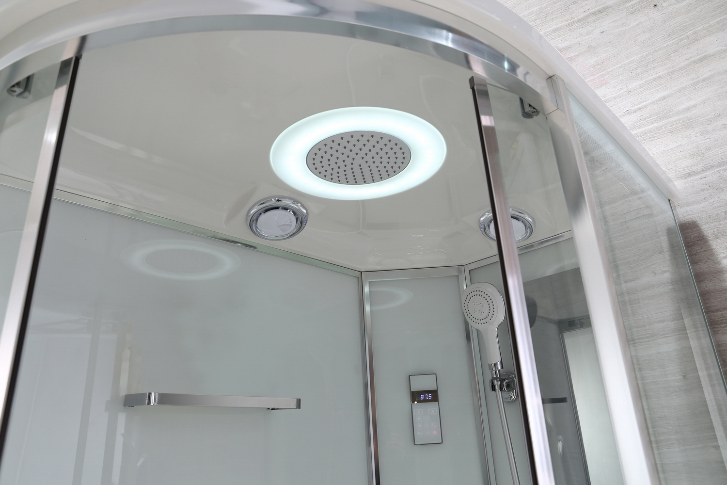 Душевой уголок Gutewetter Shape Round GK-864A 90x90 (хром/стекло матовое) фото 77 душевой уголок gutewetter shape round gk-864a 90x90 (хром/стекло матовое) фото 77