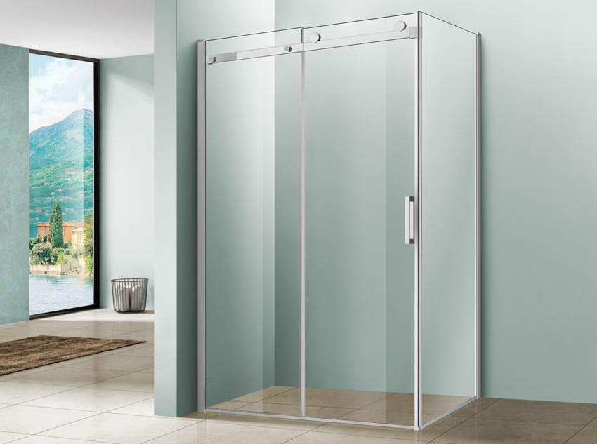 душевой уголок vincea como vsr-1c8015cl 150x80 стекло прозрачное / профиль хром