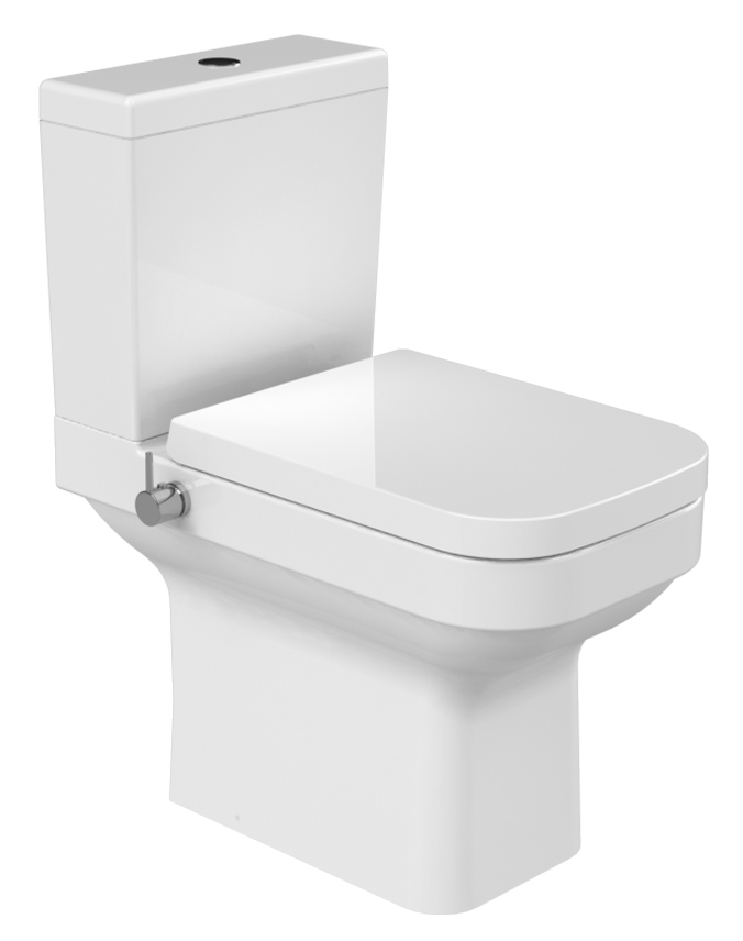 унитаз напольный cerastyle noura 35,3x51 с функцией биде softclose