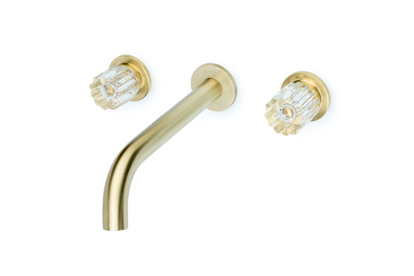 смеситель скрытого монтажа для умывальника boheme elegante matt gold матовое золото