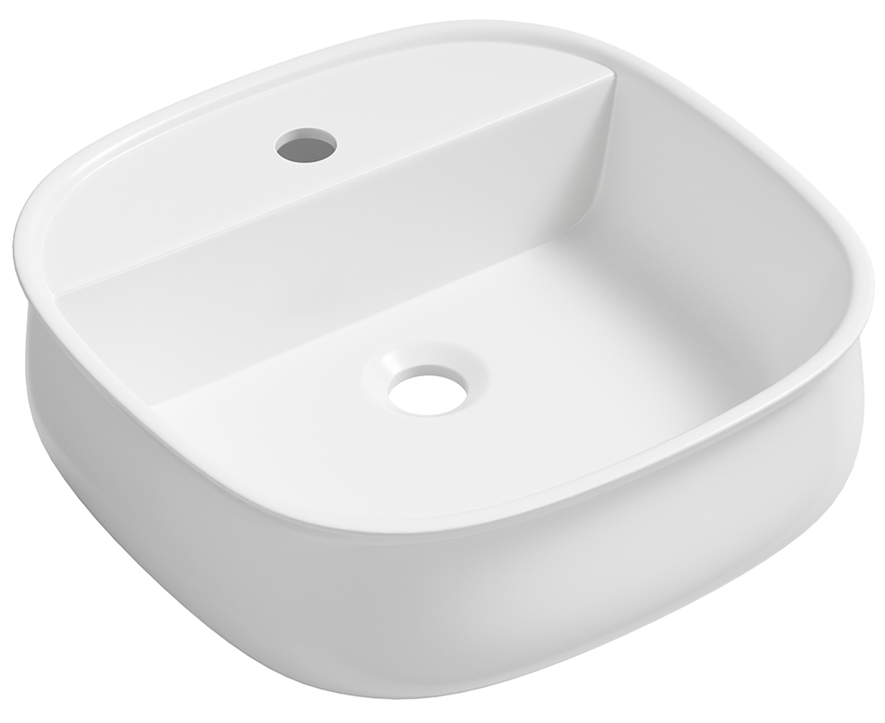 умывальник накладной lavinia boho bathroom sink 33311085 42x42 белый глянец