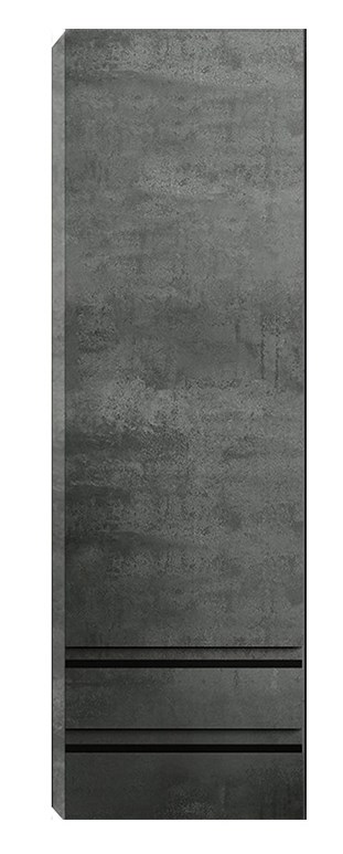 пенал подвесной kolpa-san alexis a 1461 45 dark concrete, черный бетон