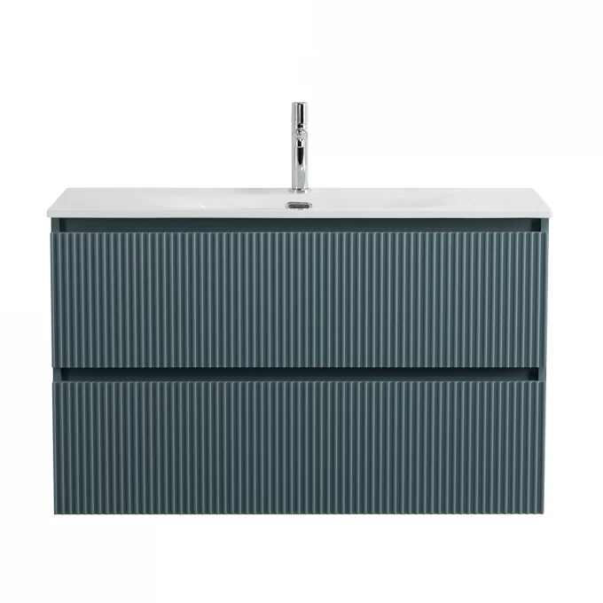 тумба подвесная belbagno uno-mini-1000-2c-so-ao голубая матовая