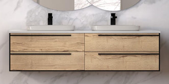 тумба подвесная kolpa-san grace oug 150 halifax oak, дуб галифакс