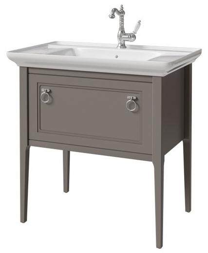 тумба напольная caprigo jersey 85 34312-sf025 серый глянец
