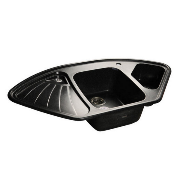 мойка кухонная granfest gf - c1040e черный