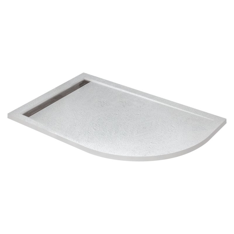 душевой поддон cezares tray-as-rh-120/80-30-w-l 120x80 левый, без сифона, белый