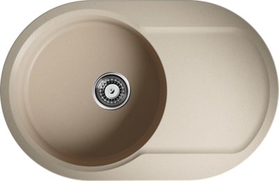 кухонная мойкa omoikiri manmaru 78-sa 78x51 бежевый
