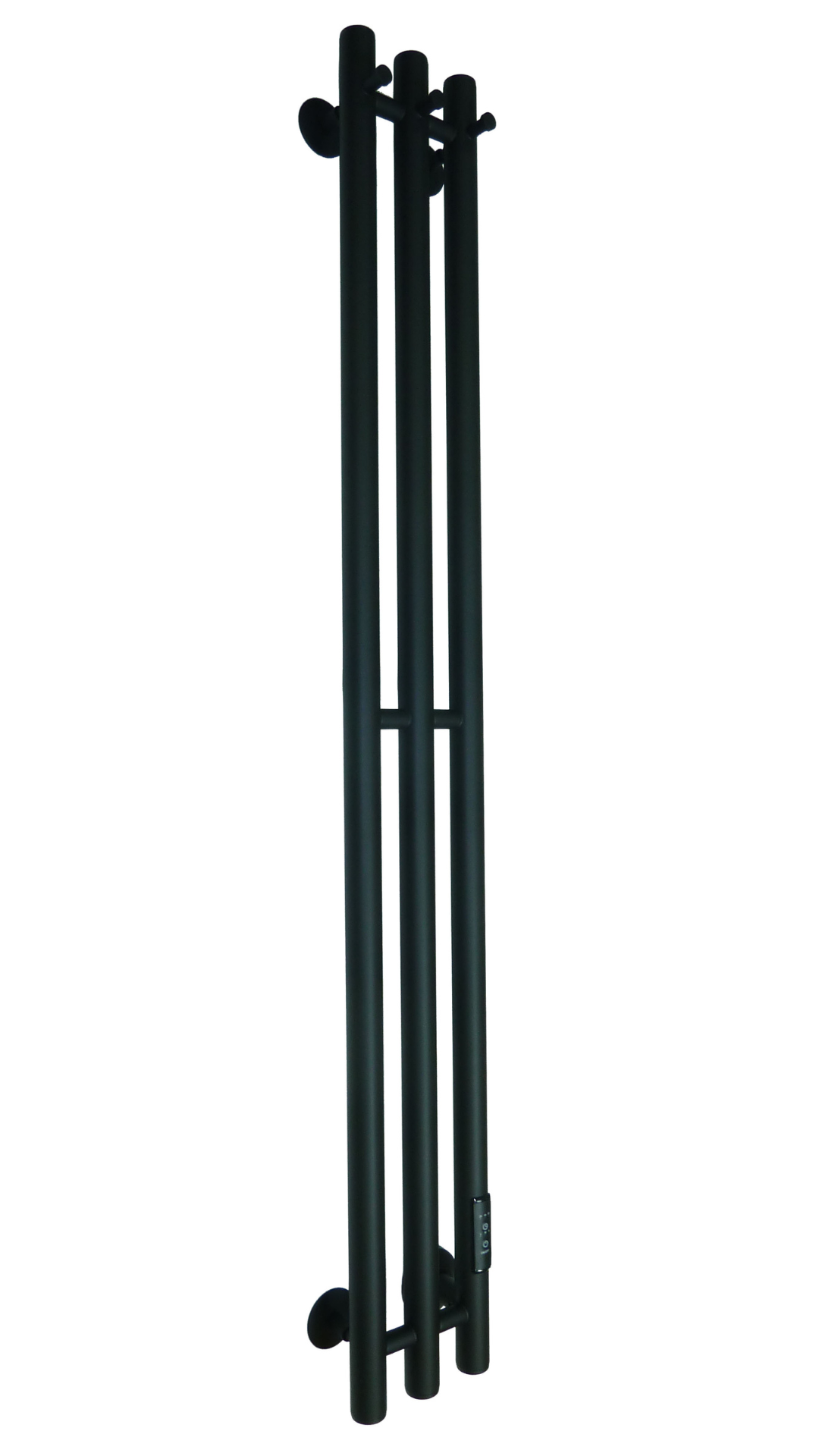 полотенцесушитель электрический маргроид ferrum inaro снш 100x6x12 (3 крючка) черный матовый