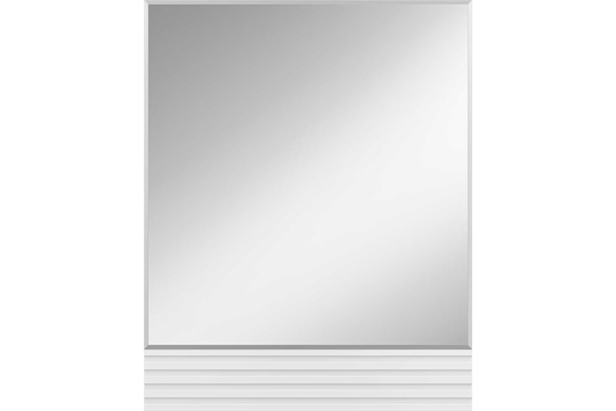 зеркало brevita dakota - 80 белый/темное дерево