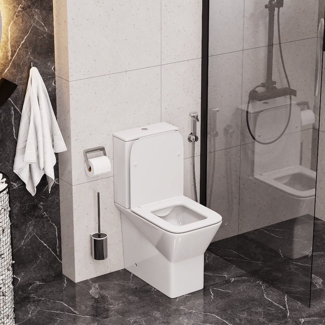 унитаз напольный ceruttispa ellero 38,0x60,0 безободковый softclose