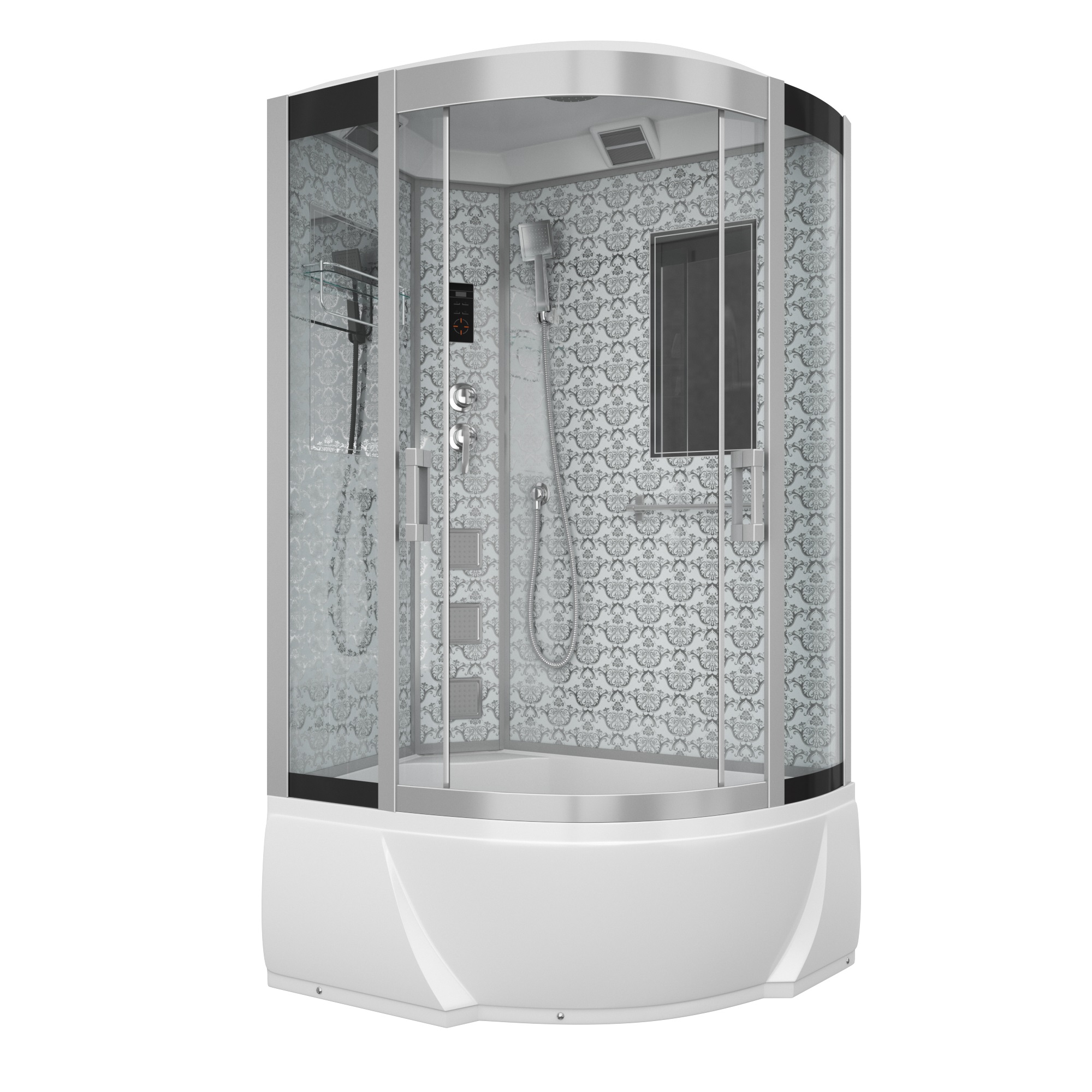 душевая кабина niagara lux ng-7712w 120x80 левая/правая