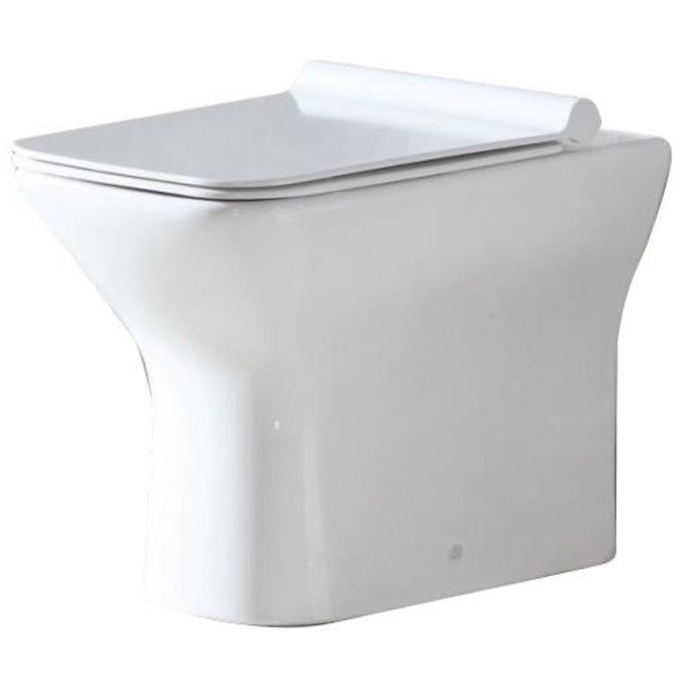 чаша унитаза приставного безободкового belbagno romano 36,5x55 bb248cbr