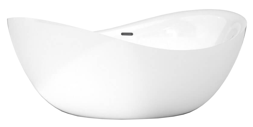 ванна акриловая black&white swan sb220 179,5x89 белый глянец