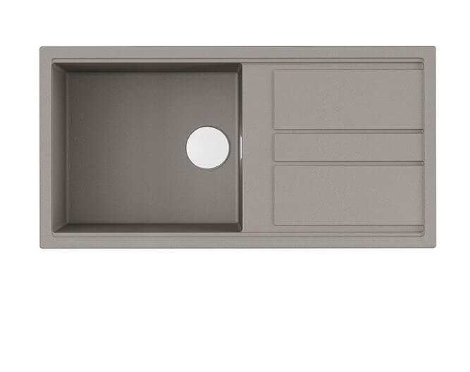 кухонная мойкa omoikiri kitagawa 100-gr 100x51 leningrad grey