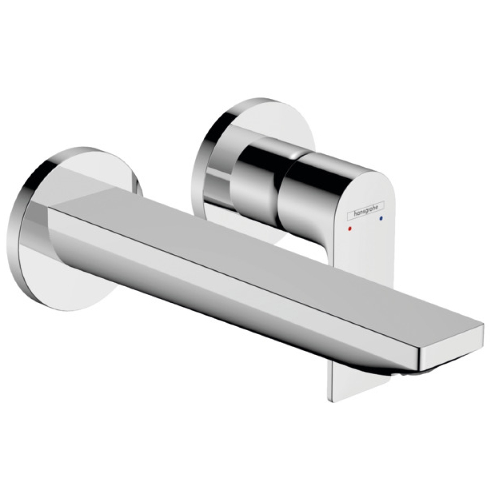 смеситель скрытого монтажа для умывальника hansgrohe rebris e 72568000 хром