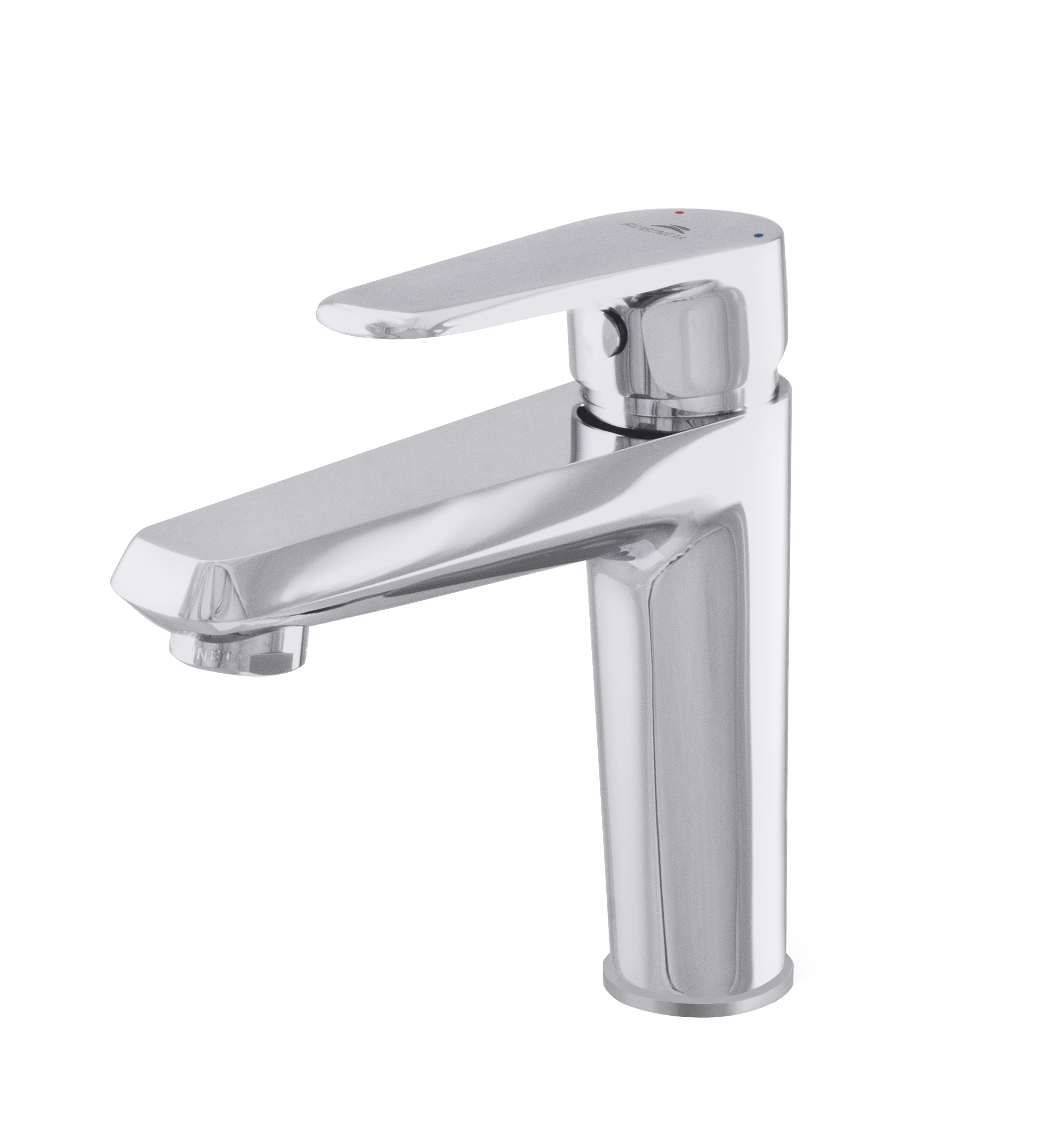 смеситель для умывальника rubineta deli-18 d80008 хром