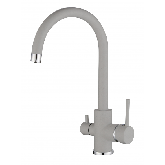 смеситель для кухни aquasanita sabiaduo 2963 220 argent