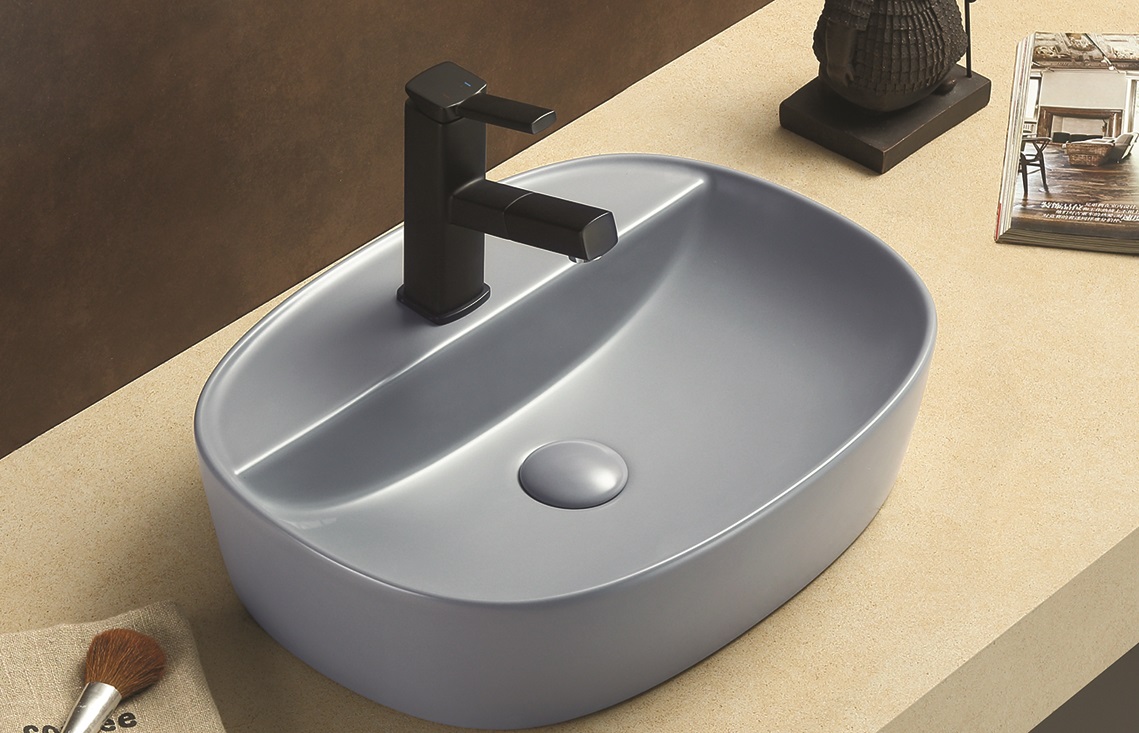 умывальник ceramalux n 78239xmhl-4 50,5x38,5 голубой
