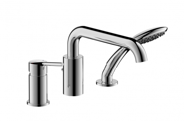 смеситель для ванны bravat f5172217cp-1-rus angel