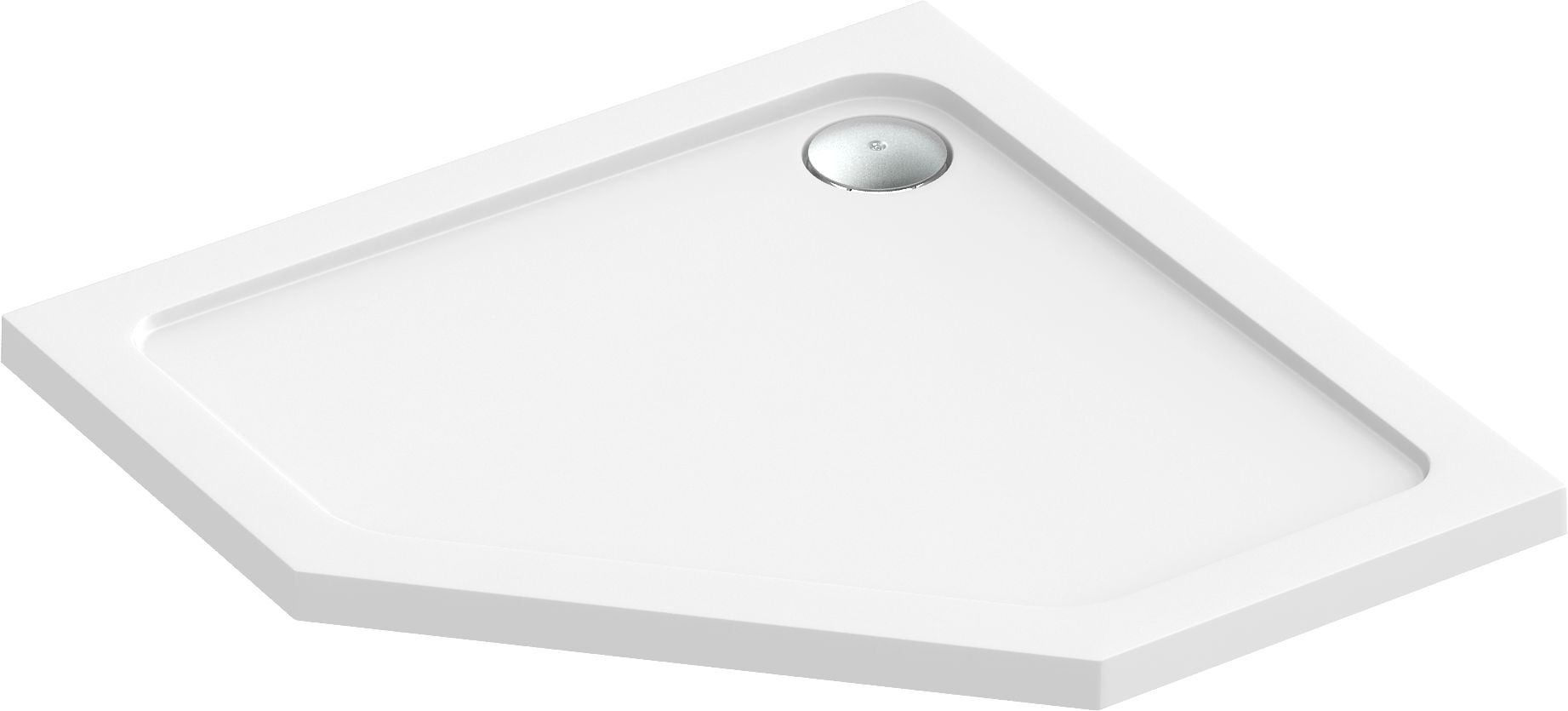 душевой поддон gooddoor пента new 100х100 белый