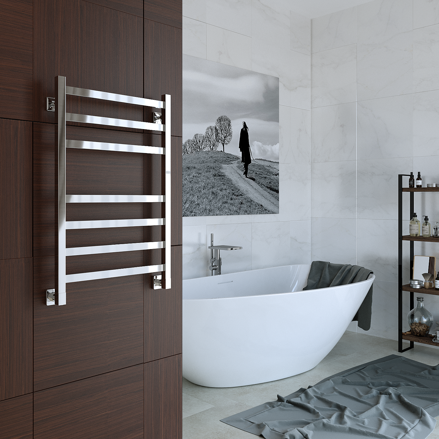 полотенцесушитель водяной stinox prestige 50x80