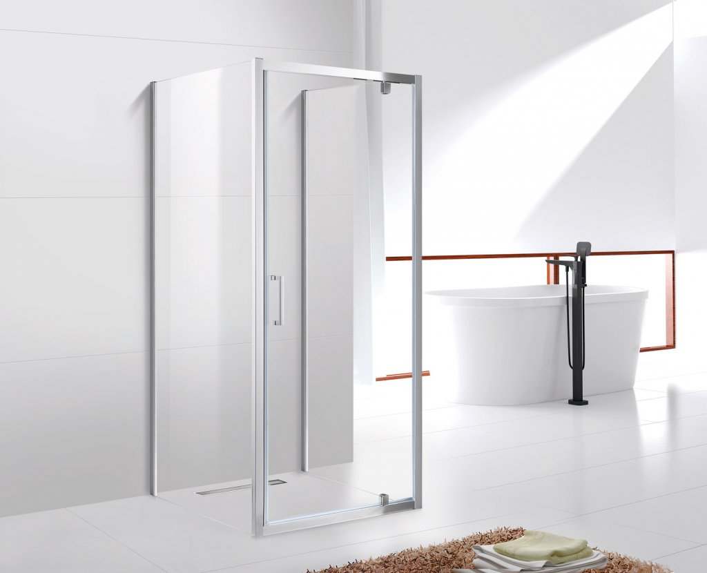 душевой уголок cezares molveno-ba2-100/80-c-cr-iv 100x80 стекла прозрачные, профиль хром