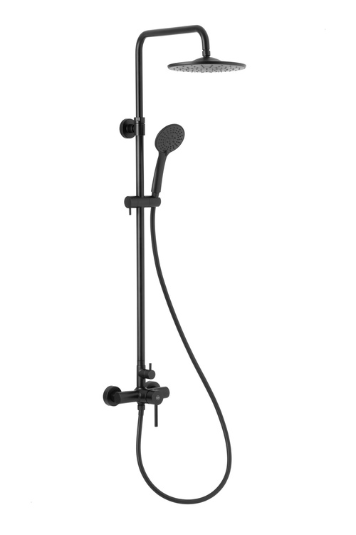 душевая стойка armatura moza black 5036-910-81 черный