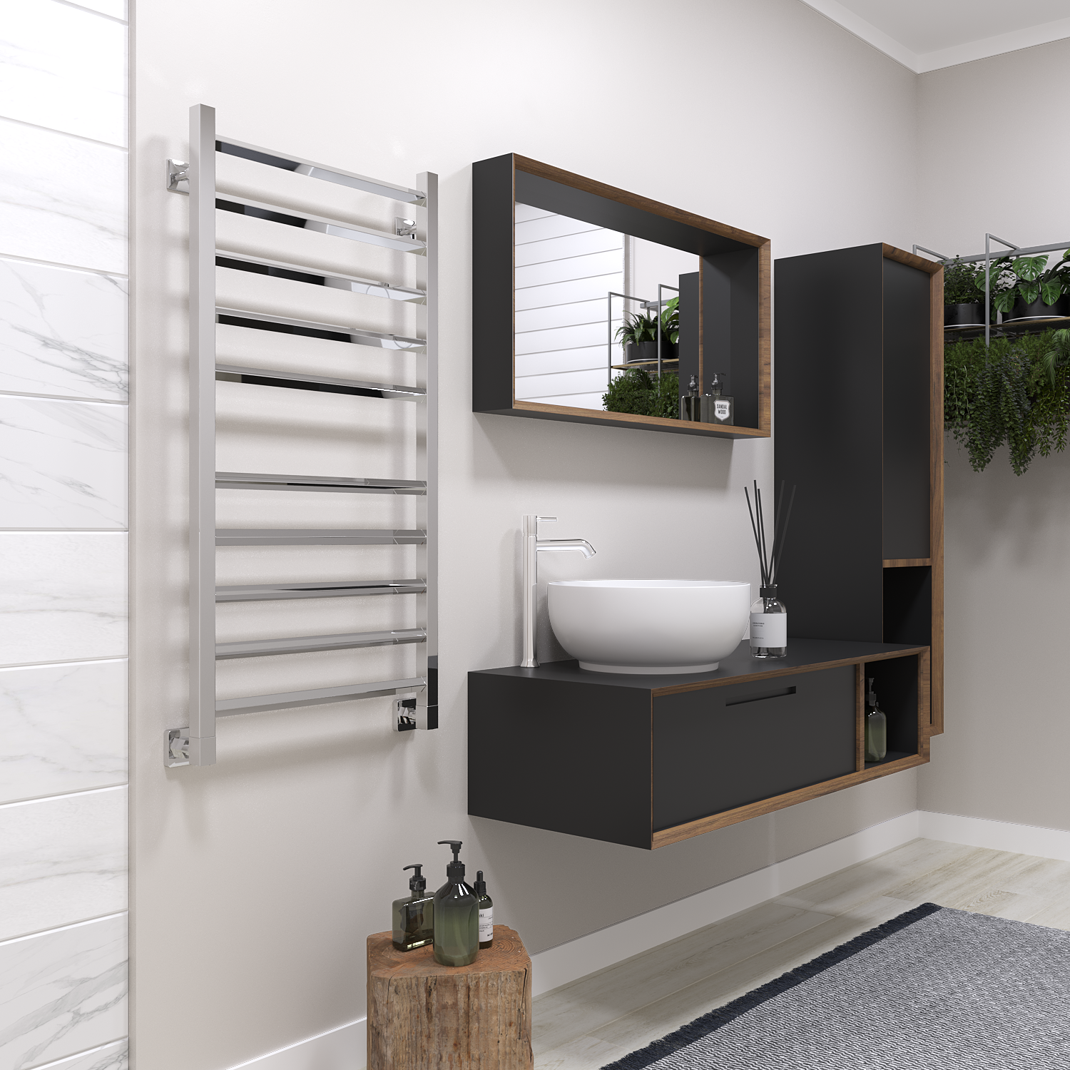 полотенцесушитель водяной stinox sorento 50x100