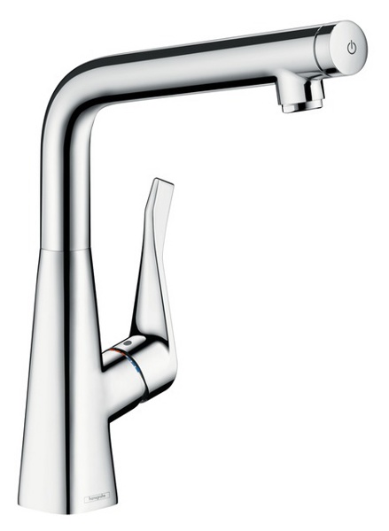 смеситель для кухни hansgrohe metris select 14883000