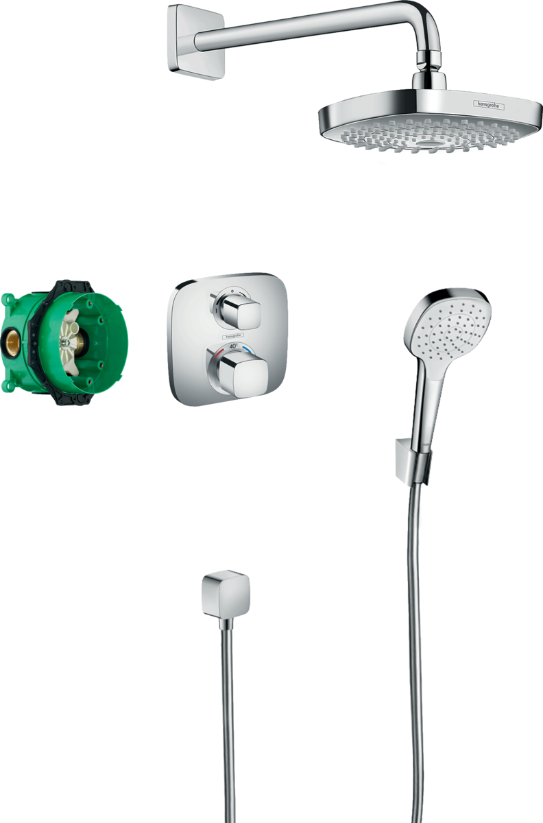 душевая система скрытого монтажа hansgrohe 27294000