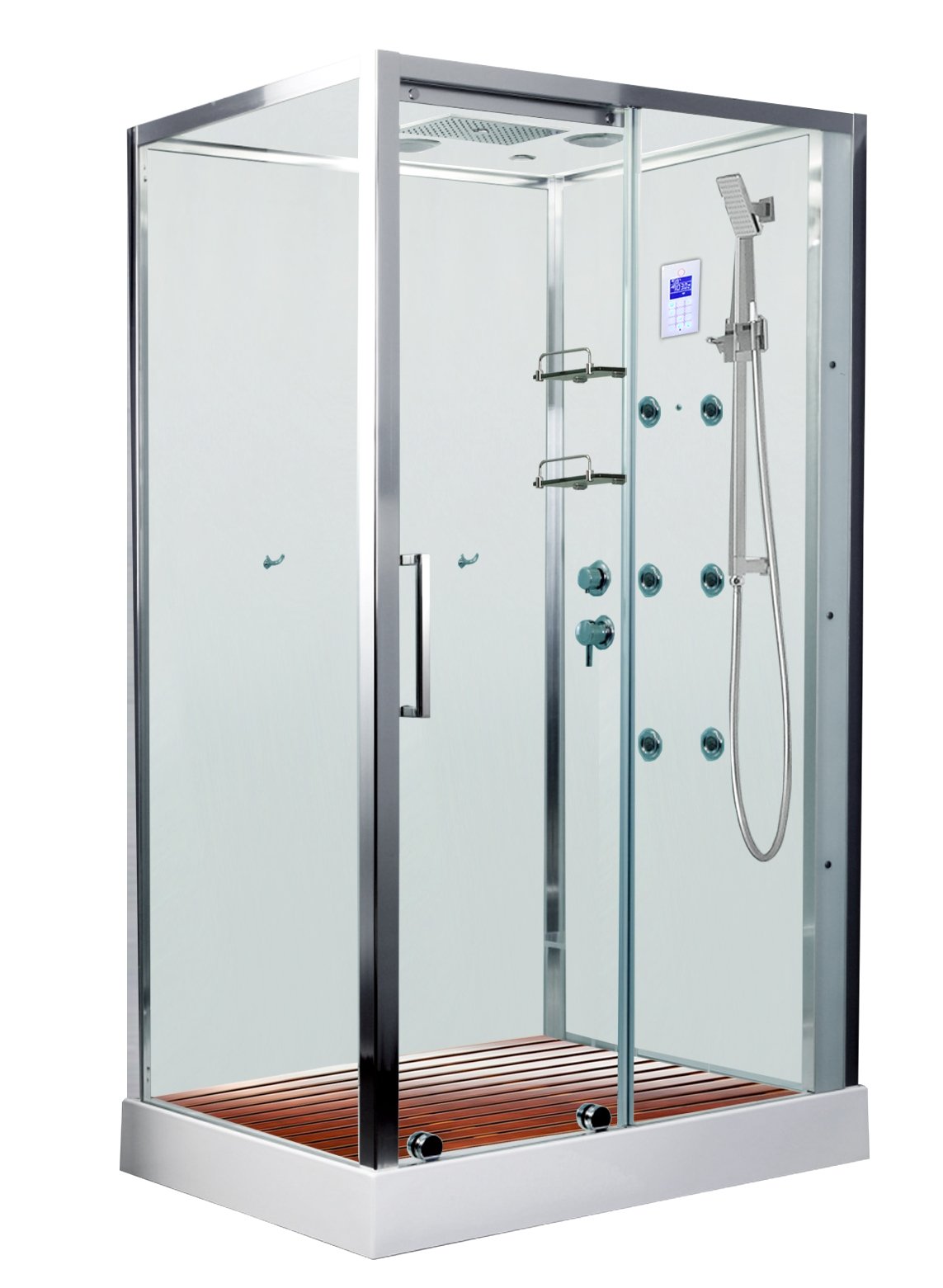 душевая кабина acquazzone viktoria 120sl-l 120x90 с турецкой баней (левая)