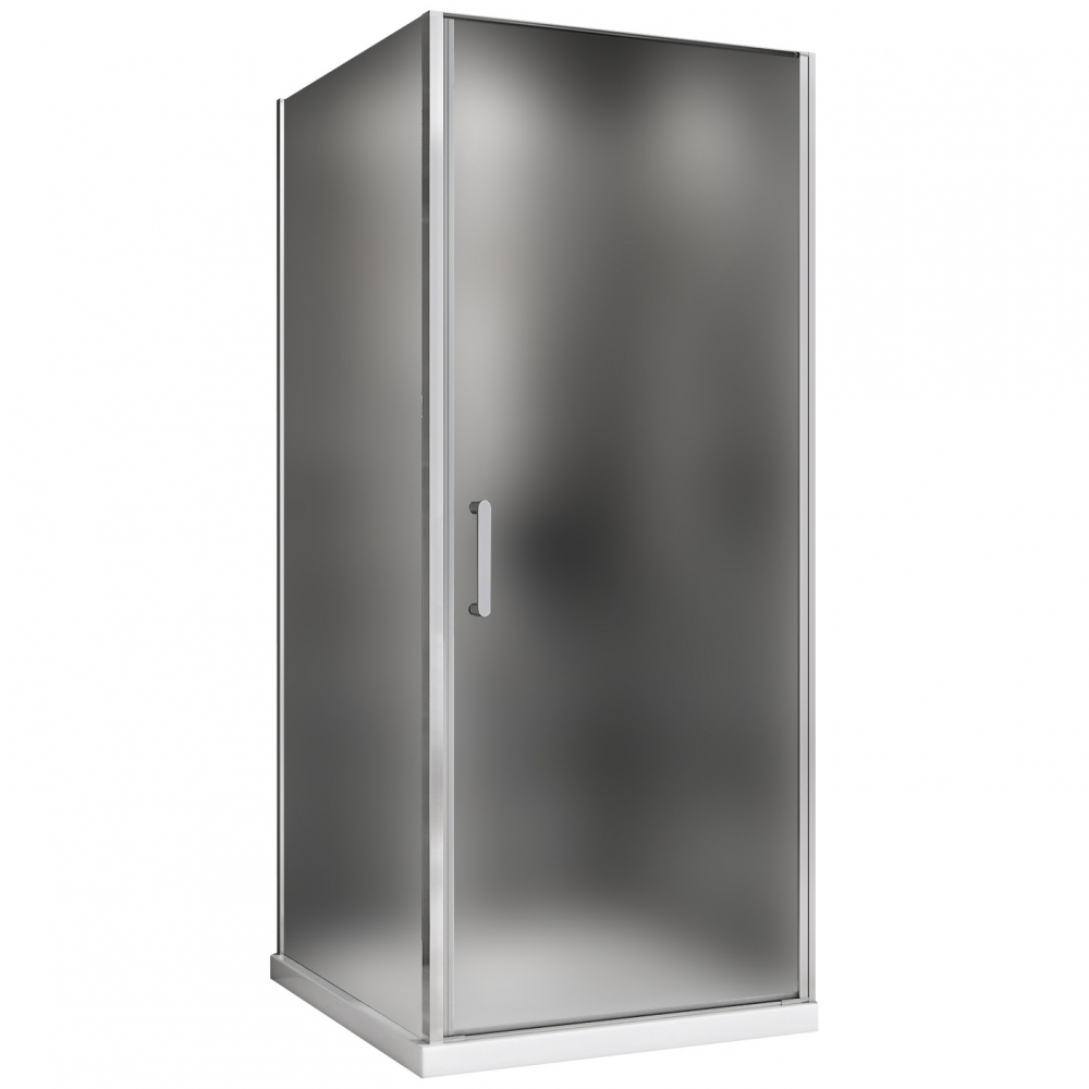 душевой уголок abber sonnenstrand ag04090m-s85m 90x85 стекла матовые, профиль хром