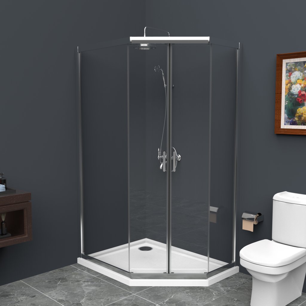 душевой уголок belbagno uno uno-195-ph-2-120/90-c-cr 120x90 стекла прозрачные