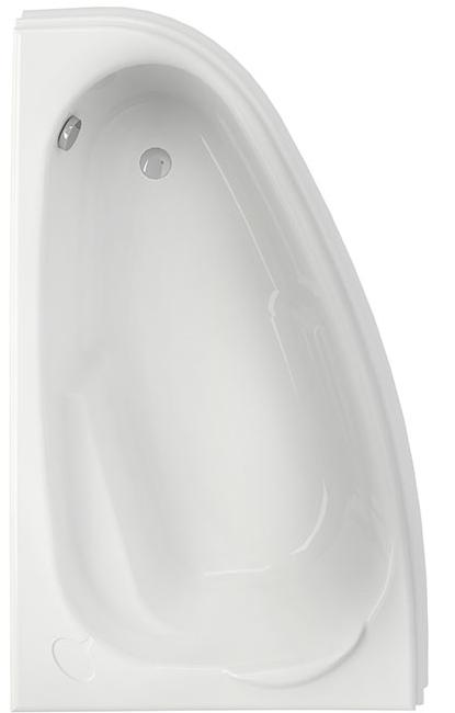 ванна акриловая cersanit joanna 150x95 l / wa-joannax150-l-w (с каркасом)