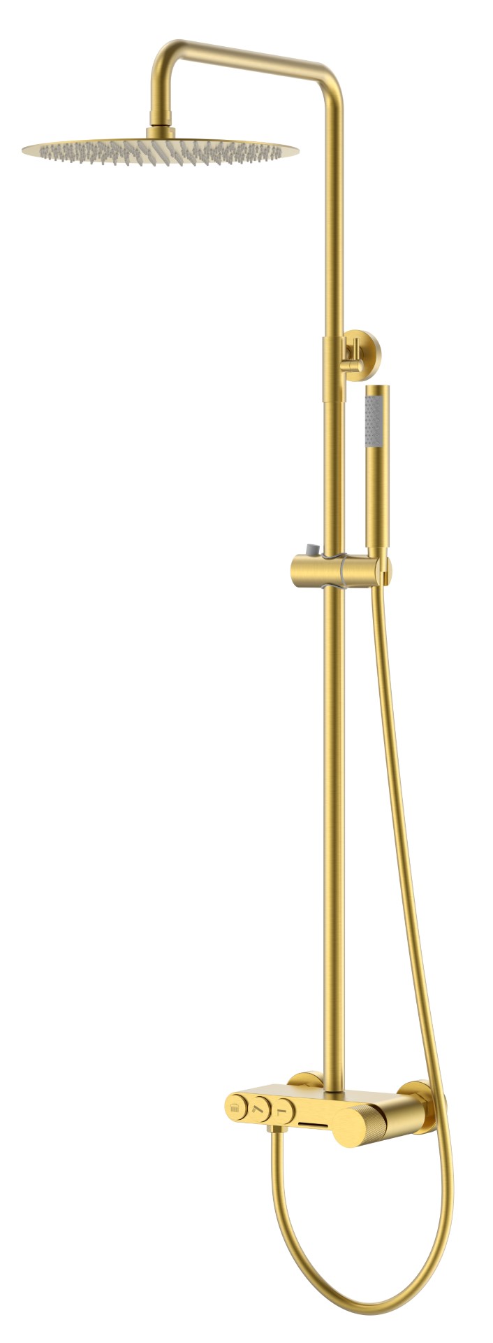 душевая стойка boheme stick diamond mat gold 128-mg.2 матовое золото