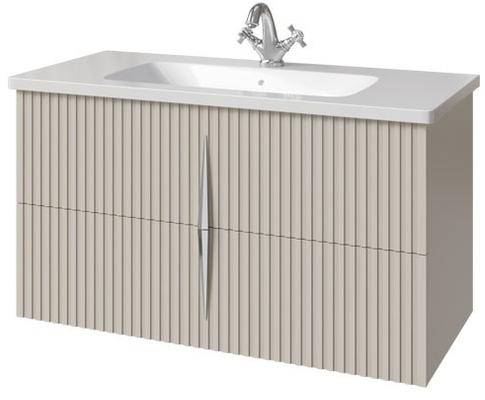 тумба подвесная caprigo novara 100 35917-sf023 бежевый матовый