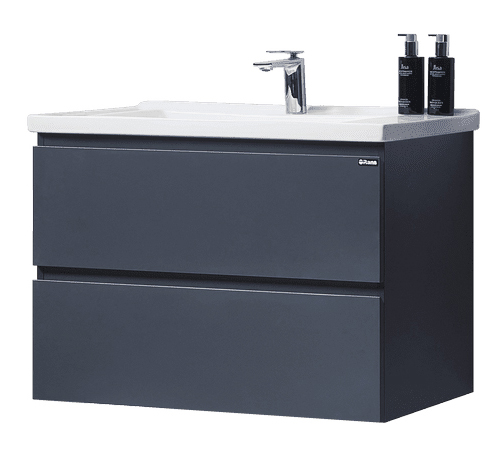 тумба с умывальником orans bc-4023-800 графитовый матовый