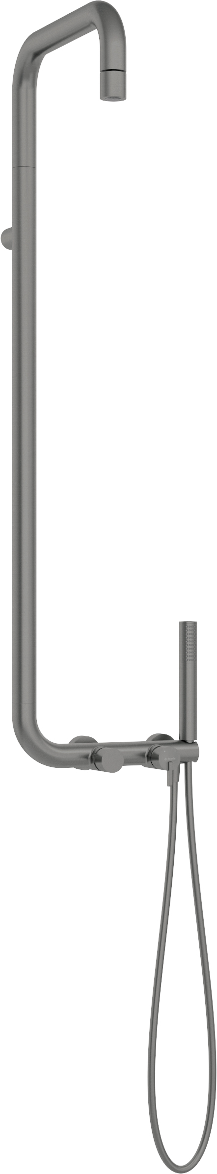душевая стойка deante silia titanium nqs_d4xm титан