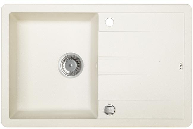 кухонная мойка iddis vane g v15w781i87 62x50 белая