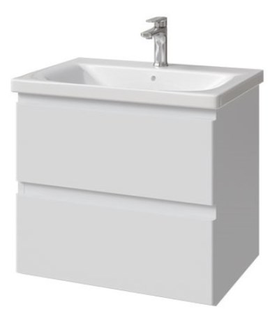 тумба подвесная caprigo forte 65 36110-sf027 белый матовый