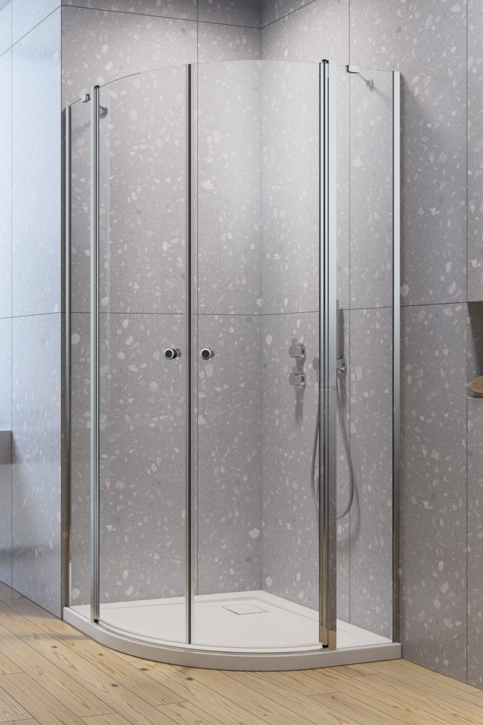 душевой уголок radaway eos ii pdd 100 100x80 прозрачное/хром