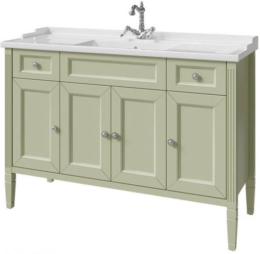 тумба напольная caprigo albion concept 120 34016-sf024 зеленый матовый