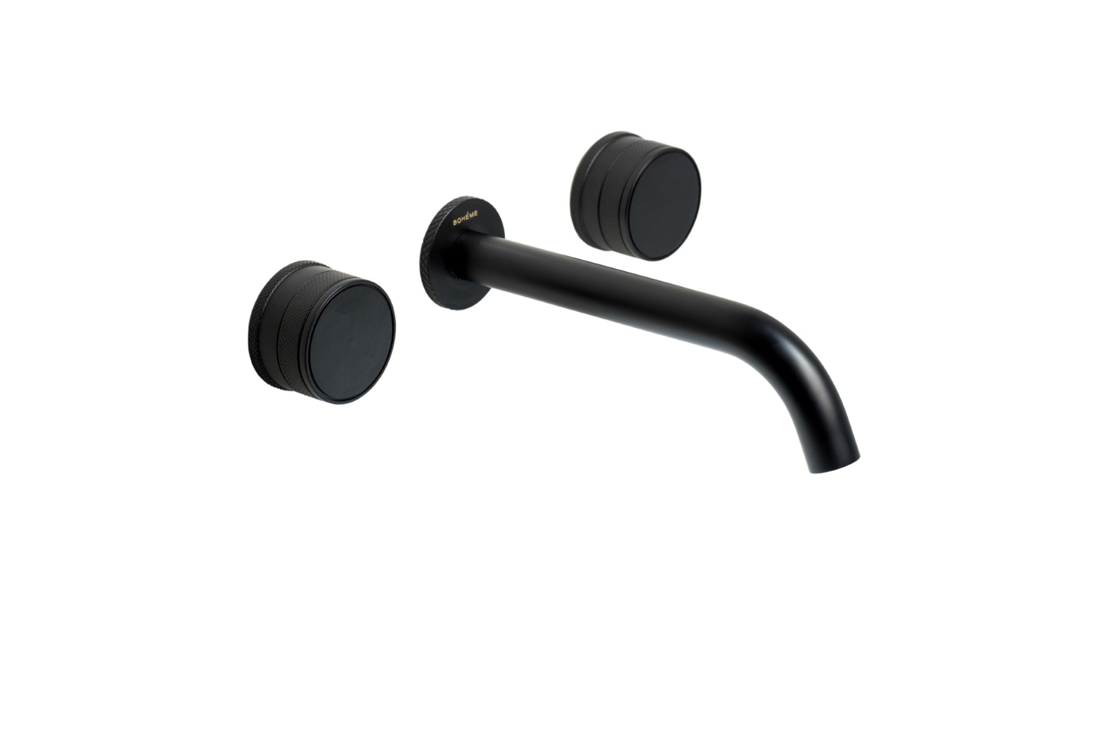 смеситель скрытого монтажа для умывальника boheme prestige black черный