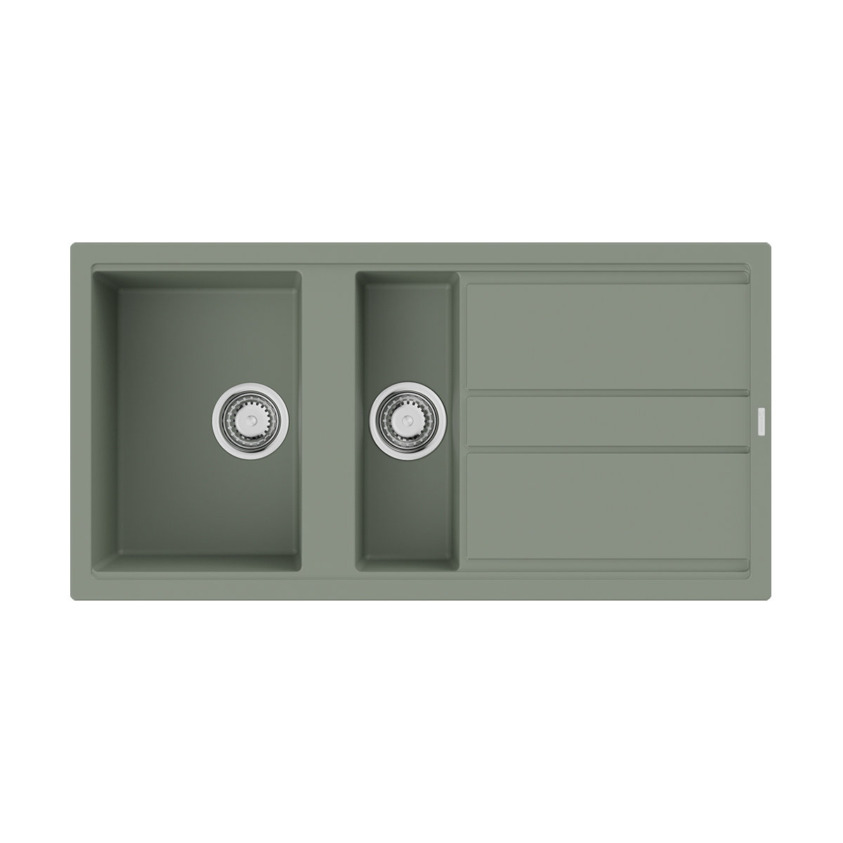 кухонная мойка omoikiri kitagawa 100-2-wg 4993252 100x51 зеленый