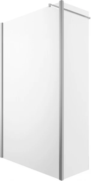 душевой уголок omnires marina dnr12xlux+dnr30xlux 120x200 стекло прозрачное, профиль хром