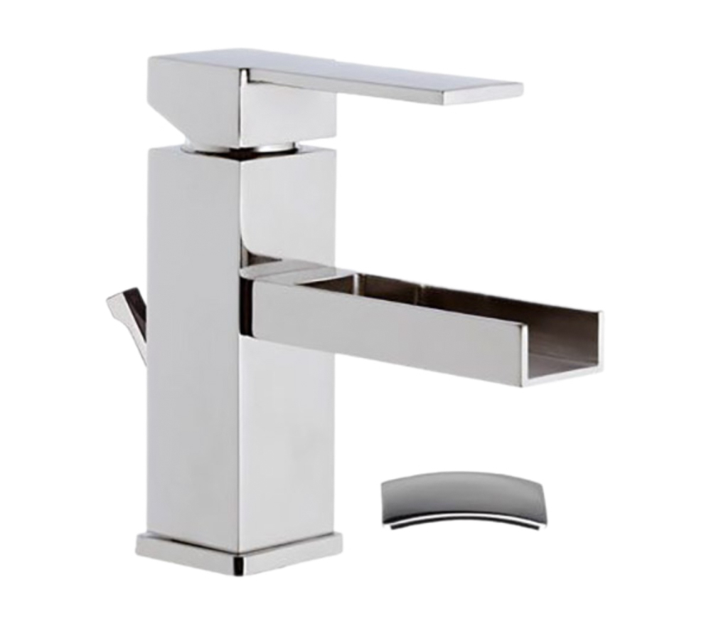 смеситель для умывальника remer qubika cascata qc10 хром