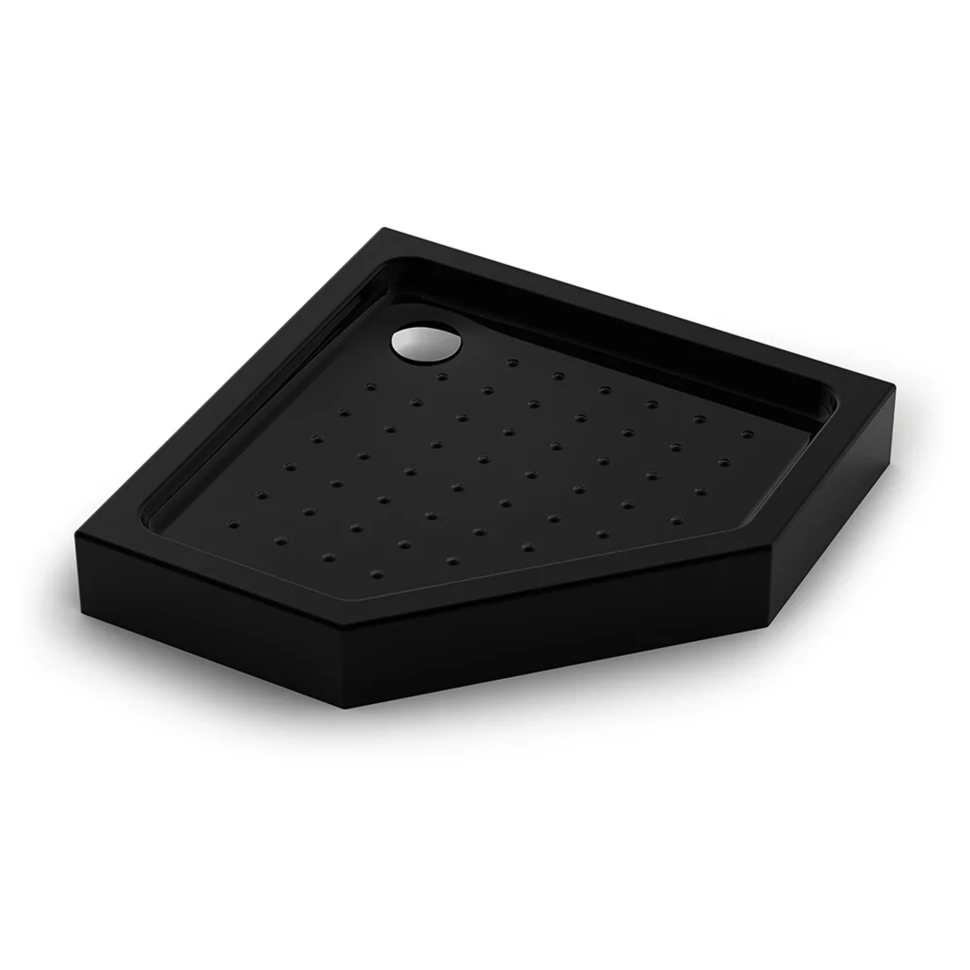 душевой поддон veconi tezeo acrylic tz53b-80-c5 80x80 черный